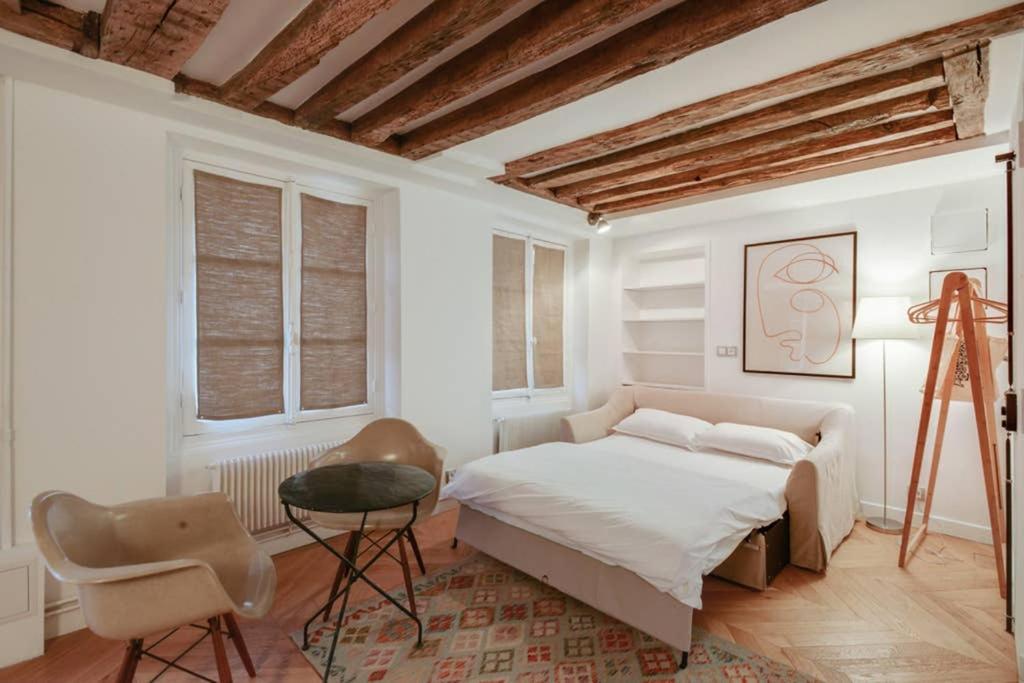 Apartment Cosy & Bright Under The Beams On Place Dauphine Id 319 Paris