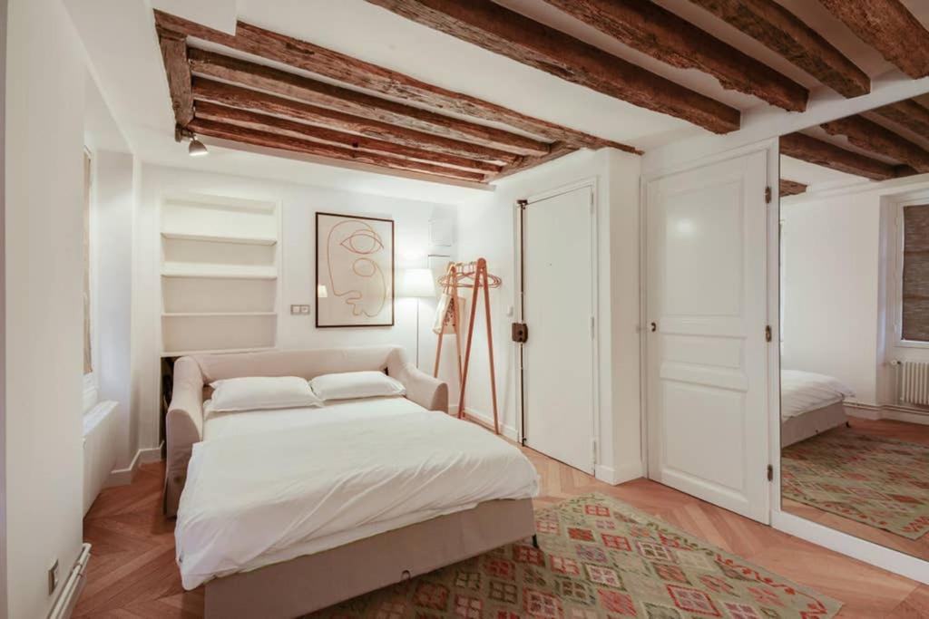 Cosy & Bright Under The Beams On Place Dauphine Id 319 Apartment
